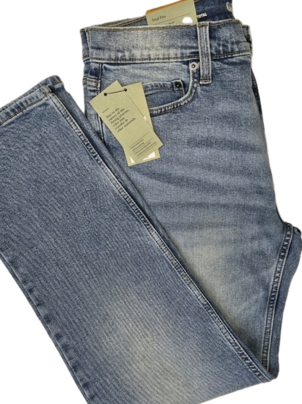 Goodfellow & Co Light Wash Blue Jeans Slim Straight Mens 32Wx30L NWT